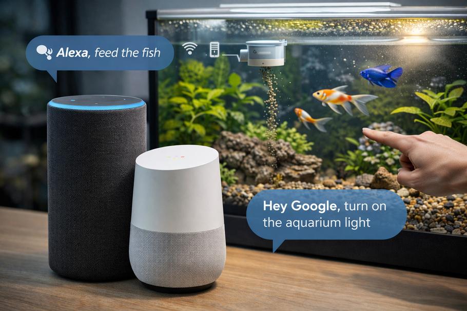 Voice-Controlled Aquariums: Integrating Your Tank with Alexa and Google Home Voice-Controlled Aquariums: Integrating Your Tank with Alexa and Google Home