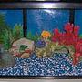 29 gallons freshwater fish tank (mostly fish and non-living decorations) - my 10 gal. i used 2 filters on it becouse i had several fish, but i have moved them to my 29 gal.